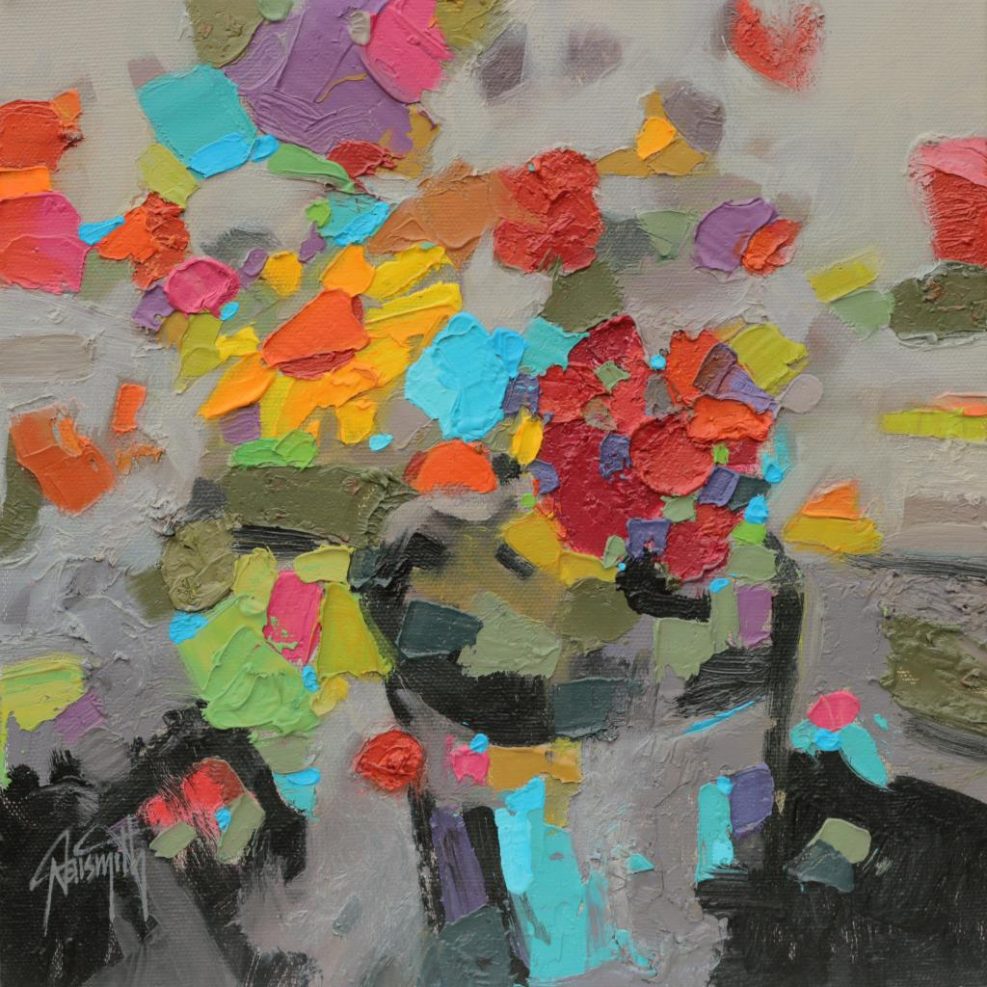 30cm CMY Floral Study 1