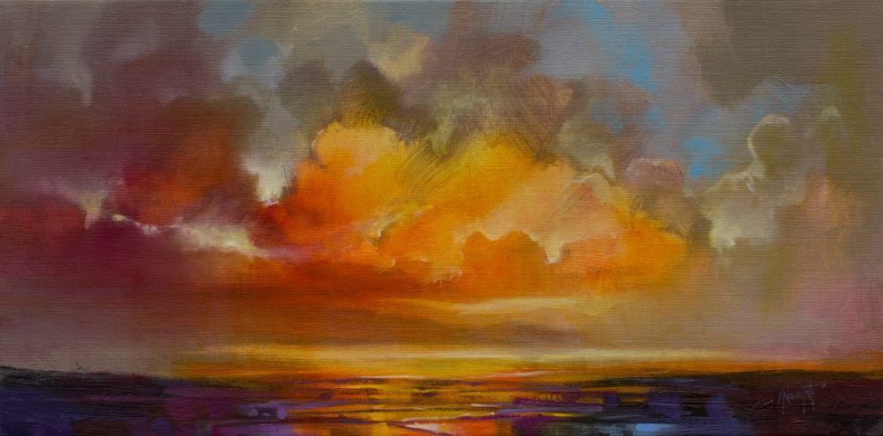 A new Dawn skyscape painting by Scott Naismith
