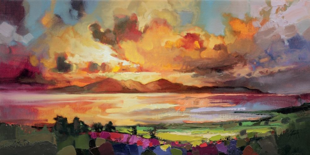 Arran Optimism oil painting by Scott Naismith