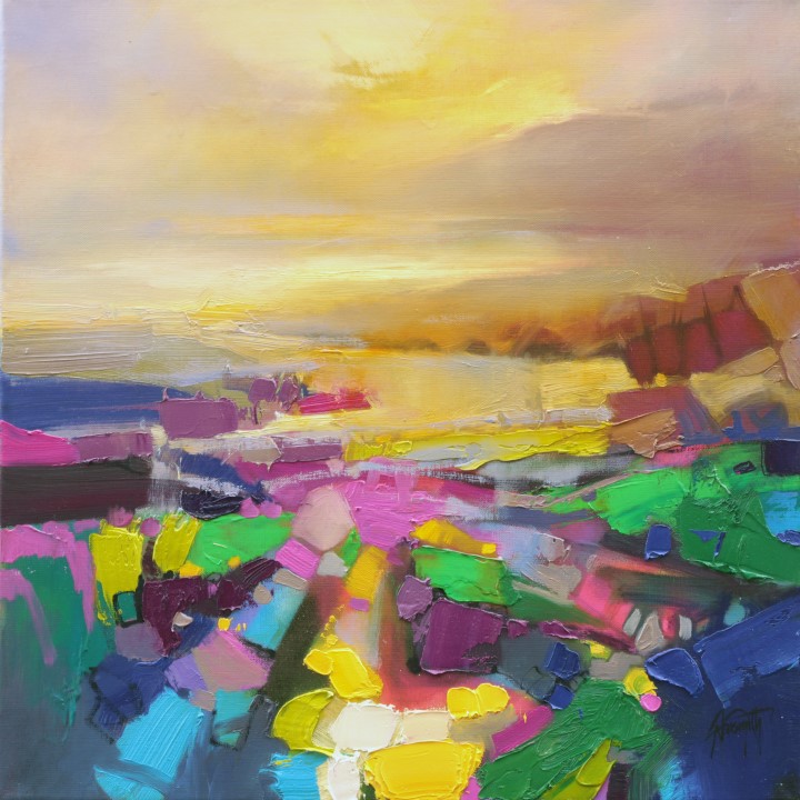 Optimism 2 abstract landscape painting by Scott Naismith