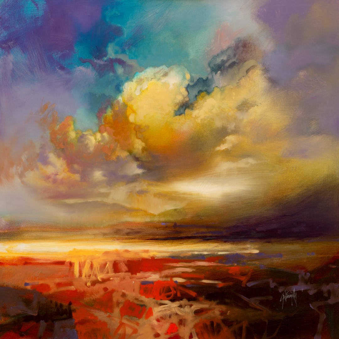 Silver Lining skyscape painting by Scott Naismith