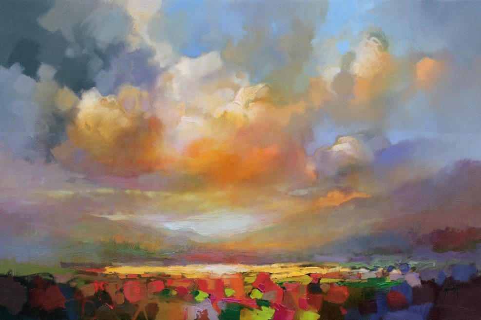 Cumulus Light 1 Large painting by Scott Naismith