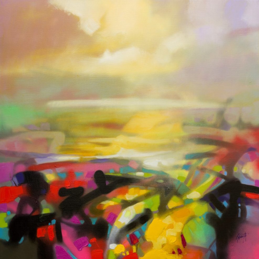 Clarity 1 Abstract landscape painting by Scott Naismith