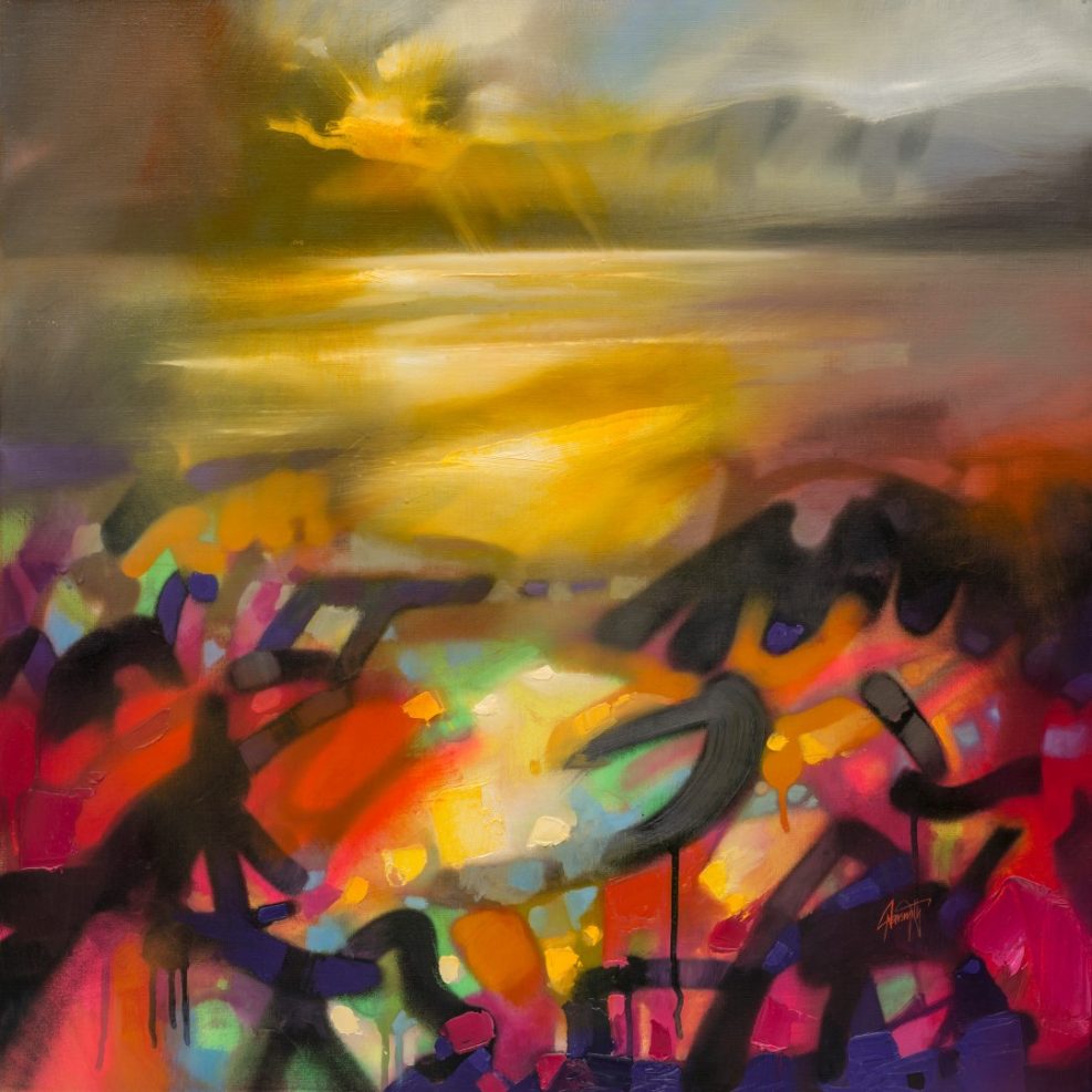 Clarity 2 Abstract landscape painting by Scott Naismith