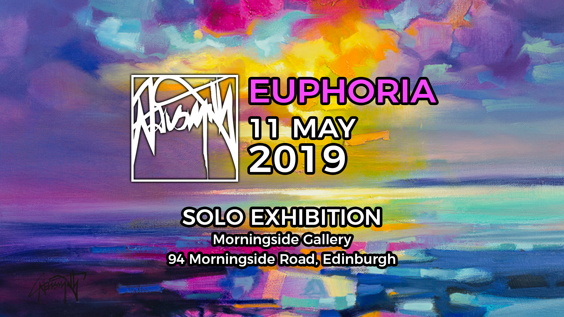 EUPHORIA Edinburgh solo show May 19