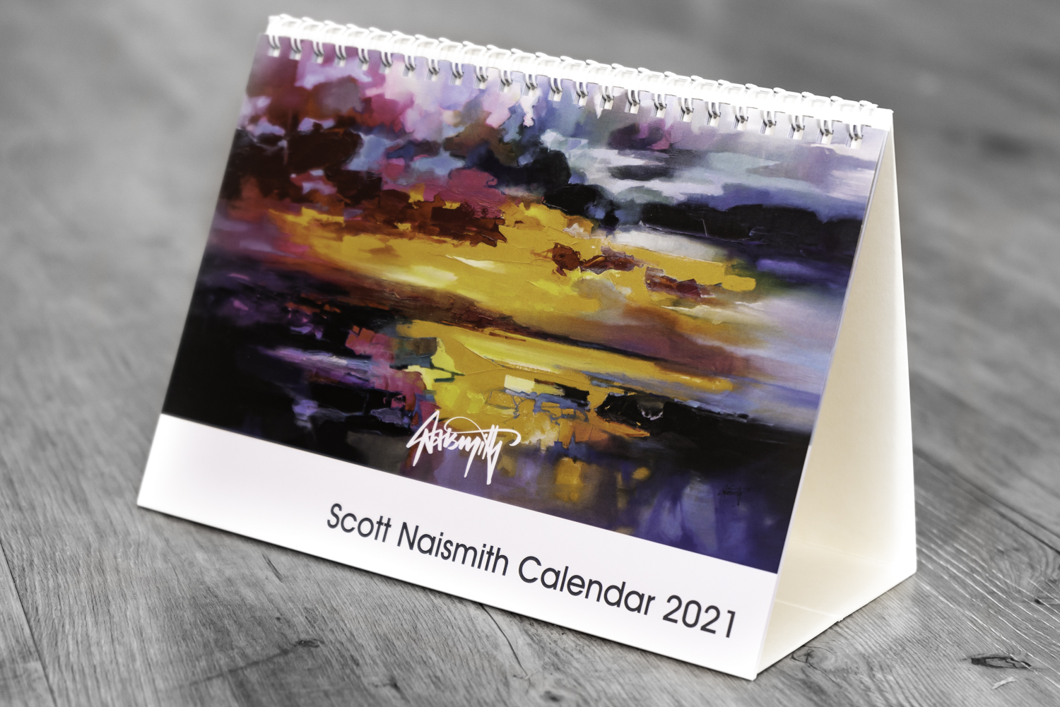 Scott Naismith Desktop Calendar 2021