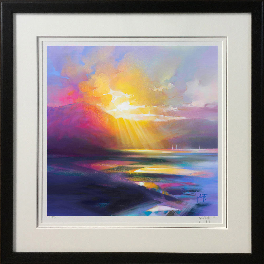 Serene Light framed in BLACK