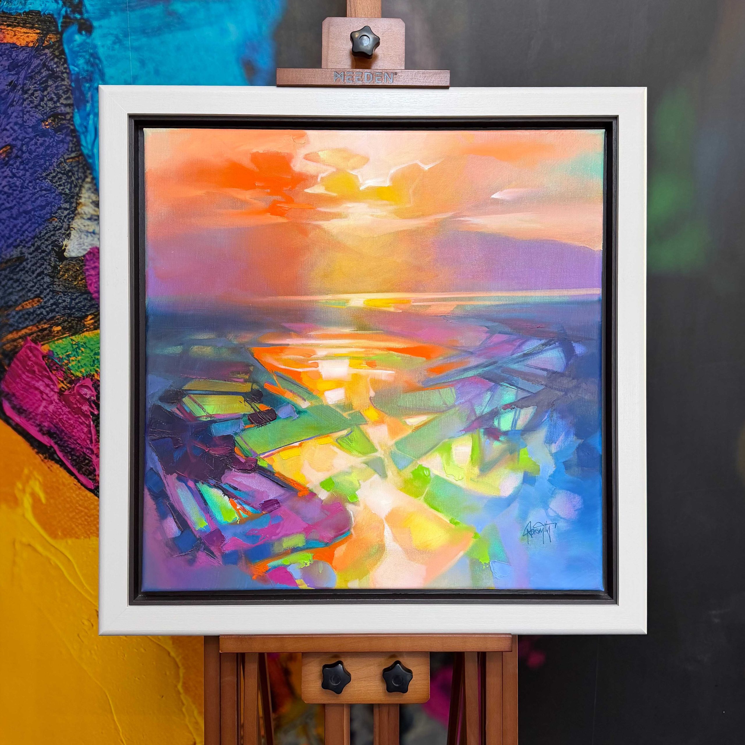 Descending Light 1 - framed