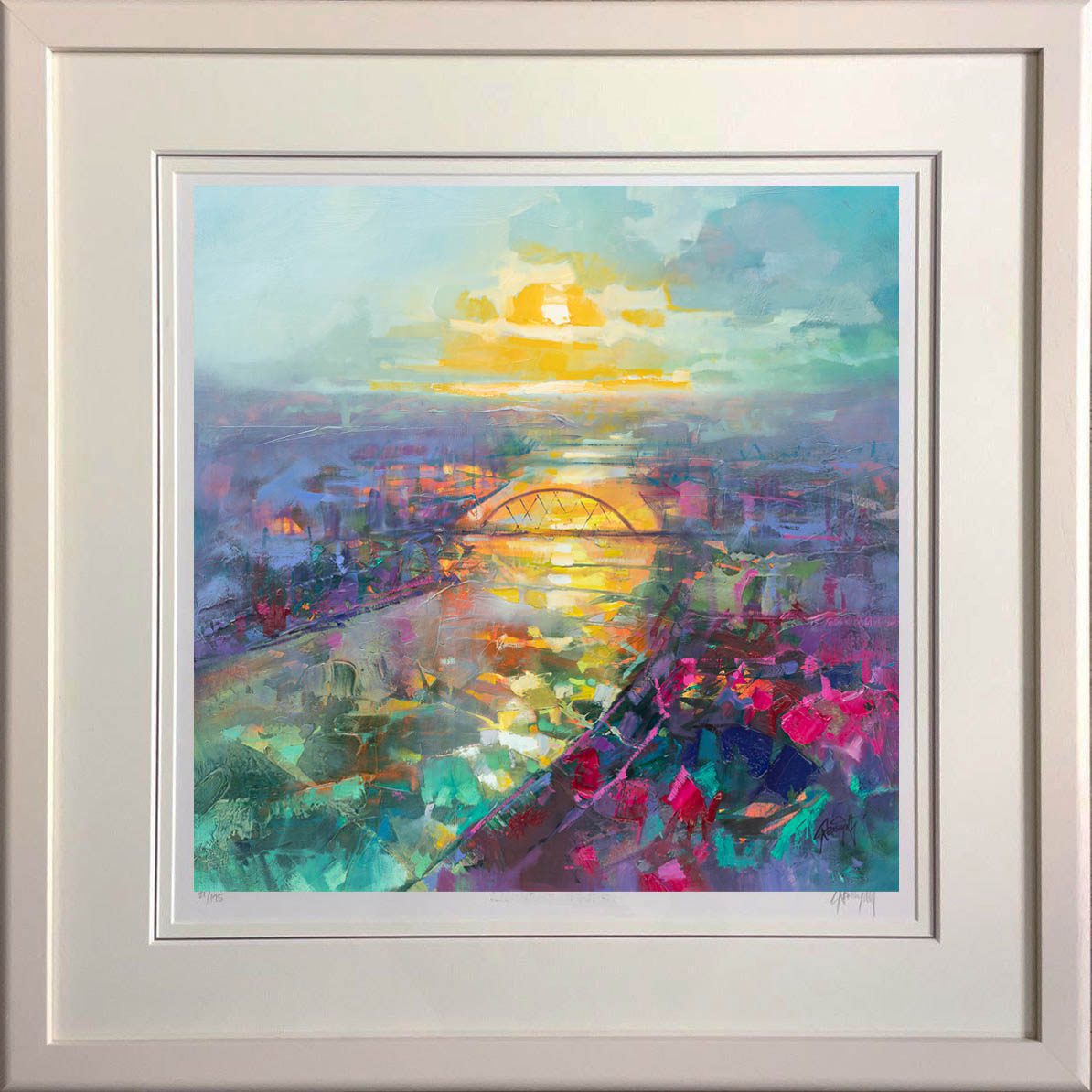 Lockdown Hope - framed in white
