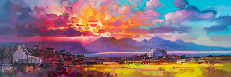 'Rhum from Arisaig' by Scott Naismith